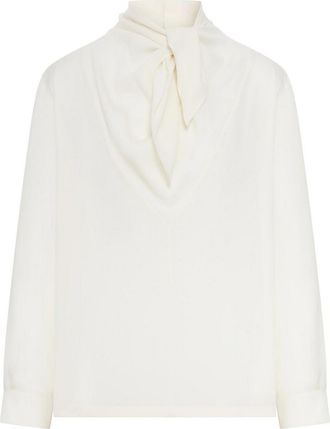 Max Mara Silk Charmeuse Blouse