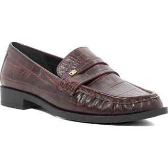 Dune London Galex Penny Loafer in Brown at Nordstrom Rack, Size 36