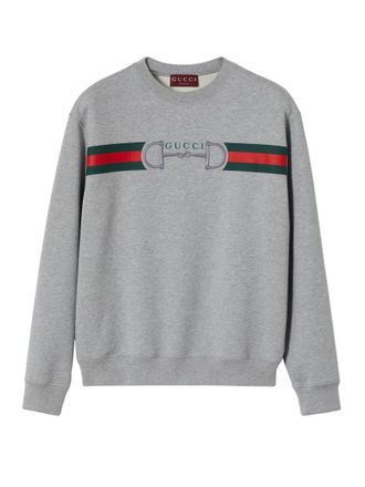 Gucci Grey Crew Neck Sweatshirt
