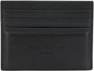 Givenchy Pre-owned Logo Print Card Holder - Heren - Vintage Accessoires - Zwart - ONE Size - Leer - Vintage