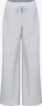 PANICALE Fliessende Schurwollhose mit weitem Bein