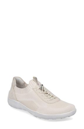 Remonte Liv 18 Knit Sneaker in Vanilla-Weiss/Crema/Muschel at Nordstrom, Size 7-7.5Us
