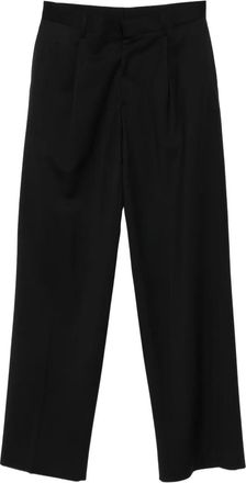 Lardini Pantaloni con pieghe frontali - Nero