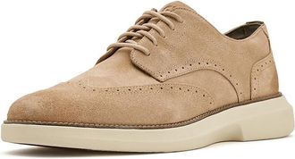 Cole Haan Grand Shadowlite Wingtip Mens Shoes Buckwheat Suede/Angora : 10.5 D - Medium, Leather