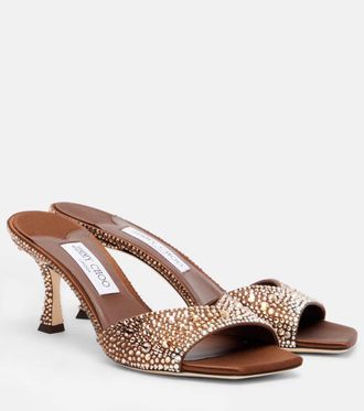 Jimmy Choo London Skye 70 embellished mules