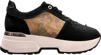 Alviero Martini 1A Classe Zwarte lage sneakers - Dames - Sneakers - Zwart - 36 EU - Schoenen
