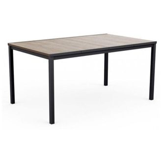 Keter Tavolo Fisso da Giardino Keter Porto 160 cm Effetto Legno Struttura Grafite - K260567KJ55KK