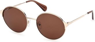 Max & Co. MO0073 32E Womens Sunglasses Gold Size 54