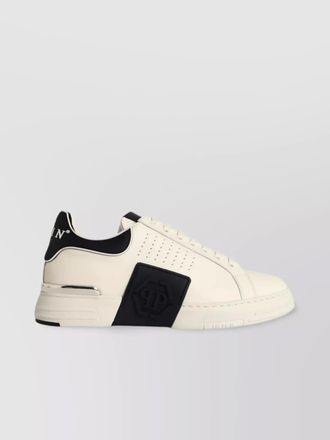 Philipp Plein leather low-top sneakers