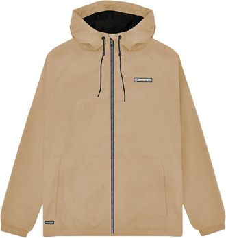 Lambretta Mens Ripstop Hooded Jacket (Stone) - Size X-Large