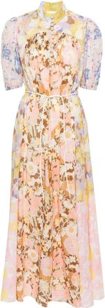 Zimmermann Pop floral-print maxi dress - women - Cotton - 1 - Purple