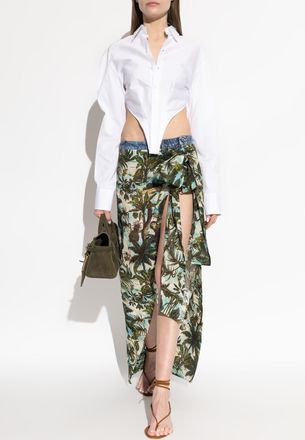 Dsquared2 Asymmetrical Skirt, Womens, Multicolour