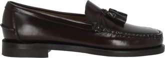 Sebago Dark Burgundy Glossy Patent Leather Tassel Loafers
