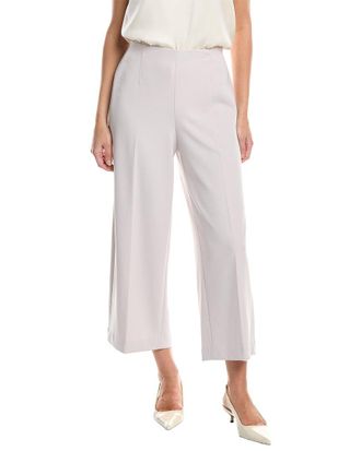 Anne Klein High Rise Pull-On Wide Leg Crop Pant