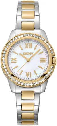 DKNY L 105 Bracelet Watch in White Mop at Nordstrom