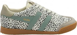 Gola Womens Elan Savanna Trainer Shoes In Grey/green Mist