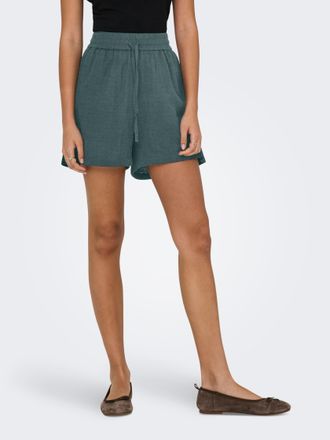 Only Shorts ONLY ONLTIZANA STRING COTTON SHORTS WVN, Damen, Gr. XL, N-Gr, balsam gr&uuml;n, Web, Obermaterial: 100% Baumwolle, unifarben, loose fit kurz, Hosen 