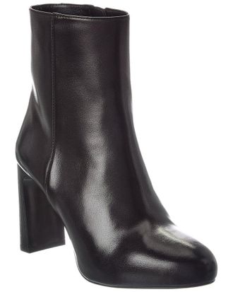 Stuart Weitzman Babette Platform Zip Leather Bootie