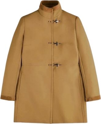 Fay Virginia Coat - Dames - Mantel - Bruin - L - Wol - Jassen