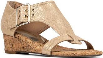 Donald J Pliner Mid Wedge Sandal in Platinum at Nordstrom, Size 8.5