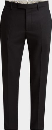 Etro Mens Slim Flat-Front Evening Pants