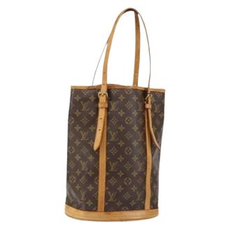 Louis Vuitton Pre-owned Bucket Bags, female, Brown, Size: ONE SIZE Pre-owned Vintage Bucket Bag