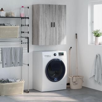 vidaXL Armario De Pared Gris Sonoma 69,5x34x90 Cm Vidaxl