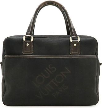 Louis Vuitton Black Damier Geant Briefcase (Authentic Pre-Loved)