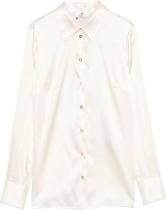 Elisabetta Franchi Camicia con fiocco - Toni neutri