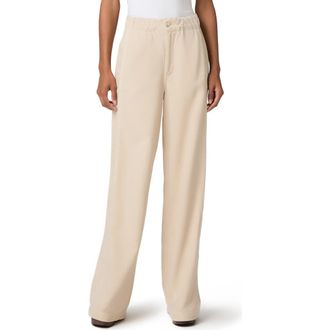 Paige Rumi High Waist Wide Leg Pants in Vintage Biscotti at Nordstrom, Size 23