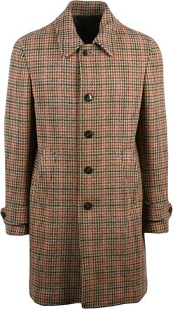 L.B.M. 1911 Multicolor Virgin Wool Coat