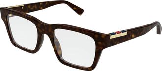 Gucci Mode Bril in Zwart - Heren - Brillen - Bruin - 51 MM - Accessoires