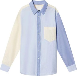 Isabel Marant Camicia NATHAEL con taschino - Blu