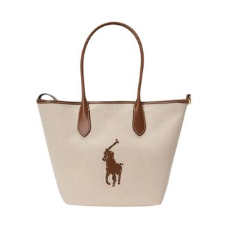 Ralph Lauren Tote Bags, female, Beige, Size: ONE SIZE Tote Bag