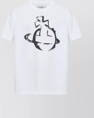 Vivienne Westwood crew neck graphic print relaxed fit top