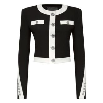 Philipp Plein Dames, Jassen, Zwart, Maat: L Viscose