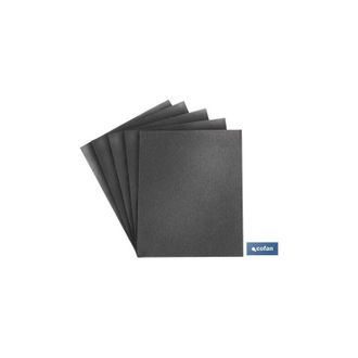 cofan Cofan Lija Al Agua Grano 600 (230x280mm) Caja 100 Unid., Lija De Agua En Pliegos Con Granos Desde 180 Hasta 1.500