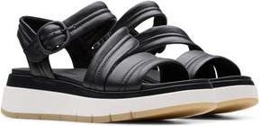 Clarks Tuscan Sandal in Black Leather at Nordstrom Rack, Size 5.5