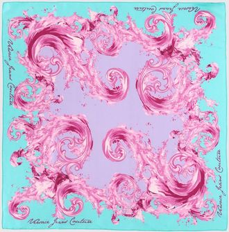 Versace Jeans Couture Foulard in seta stampa Baroque