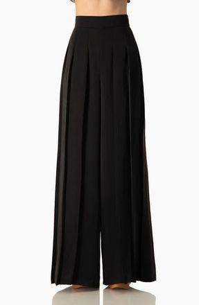 Ivonne Womens High-Waist, Wide-Leg Palazzo Pants in Black at Nordstrom, Size 12