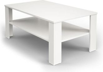 Vicco Mesa De Centro, Blanco, 100 X 60 Cm