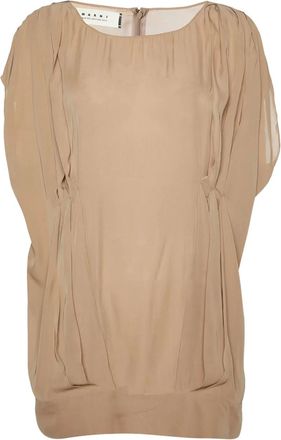 Marni short sleeve blouse - Neutrals