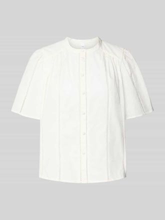 Vero Moda Regular Fit Bluse mit Stehkragen Modell GUNIA in Weiss, Gr&ouml;&szlig;e 34