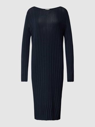 Tom Tailor Kleid mit U-Boot-Ausschnitt in Marine, Gr&ouml;&szlig;e 34