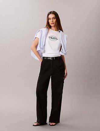 Calvin Klein Relaxed Cotton Twill Cargo Pants