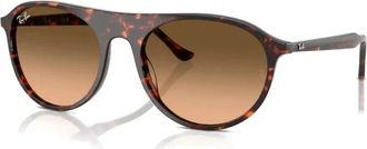 Ray-Ban Rb 2215 14293B Zonnebrillen - unisex - Zonnebrillen - Bruin - 59 MM - Accessoires
