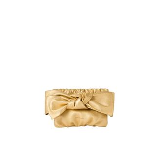 Malababa Tassen, Dames, Geel, ONE Size, Leer, Kleine clutch met tasmodel