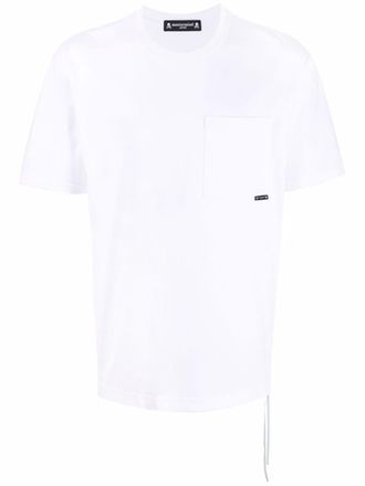 Mastermind Japan skull print pocket T-shirt - White