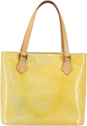 Louis Vuitton Pre-owned Tote Bags, female, Yellow, Size: ONE SIZE Pre-owned Canvas Tote Bag