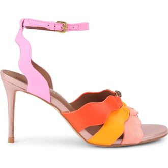 Kurt Geiger Sun Wave Ankle Strap Sandal in Pink Multi at Nordstrom, Size 6.5Us